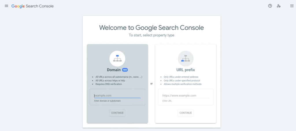 google search console