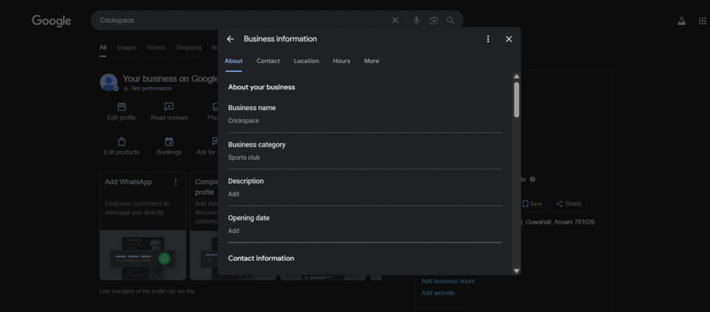 google business profiles