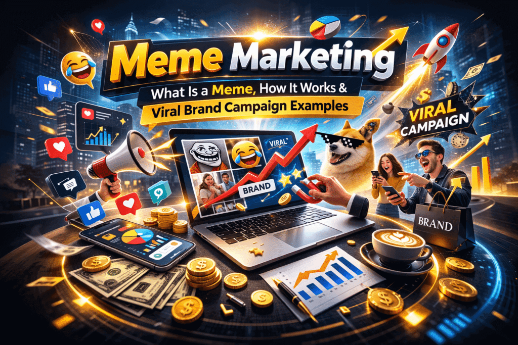 Meme marketing viral brand campaign example